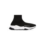 Men’s Speed Recycled Knit Sneaker in Black/white